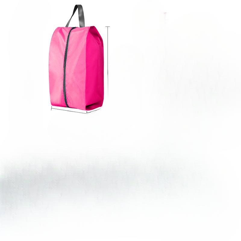 

Портативные сумки для хранения обуви, дорожные чехлы для обуви, водонепроницаемый карман, унисекс, сумка-органайзер на молнии, влагостойкий комплект для хранения обуви 39.3*19*15cm ярко-розовый