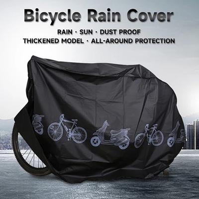 Thicken Waterproof Dust Proof Mountain Bike Cover Sun Protection Bicycle Motorcycle Cover 200*100Cm