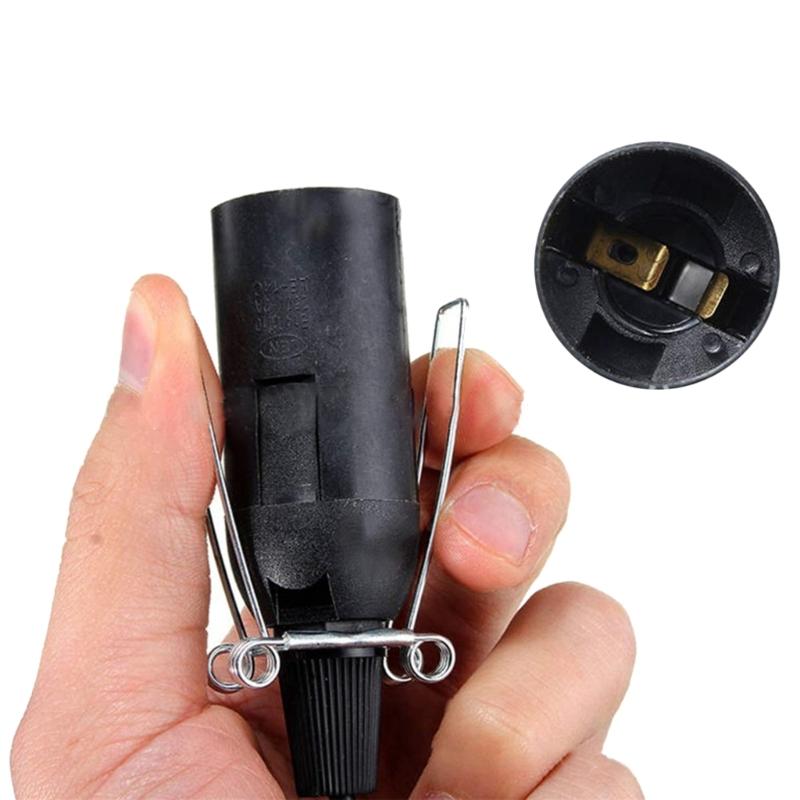 Salts Lamp Cord Hanging Lantern Cord Cable 5.9Ft with E14 Socket On/Off Button Pendant Lighting EU Plush Lamp Cord