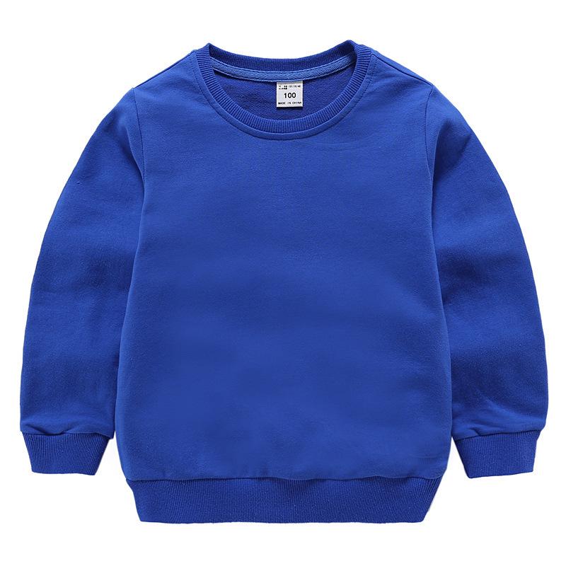 Nuova Felpa con Cappuccio per Bambini 2026: Top per Bambini in Stile Coreano per Maschi e Femmine, Colore Unito, Girocollo, Manica Lunga, Moda Primaverile.