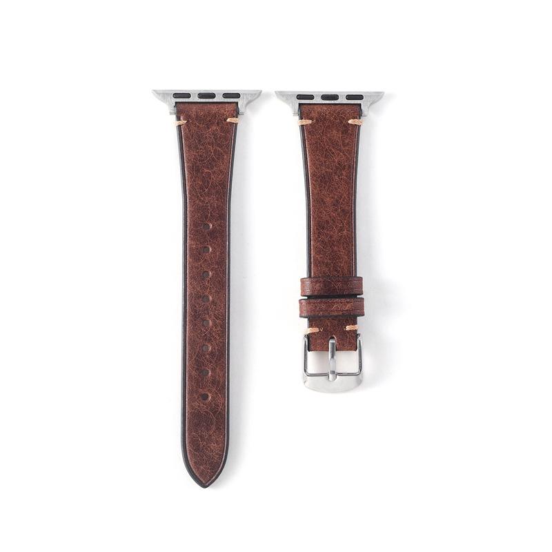 

Frosted Italian Leather Strap for Apple Watch 44/45/49mm Suitable for Series 10/11 (46mm)