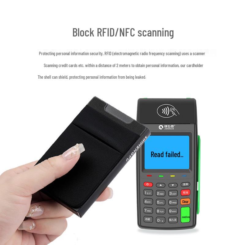 Portcard Metalic Ultra-Subțire Anti-Furt - Design Minimalist Pop-Up pentru Bărbați și Femei, Capacitate Mare, Anti-Magnetic, Trendy