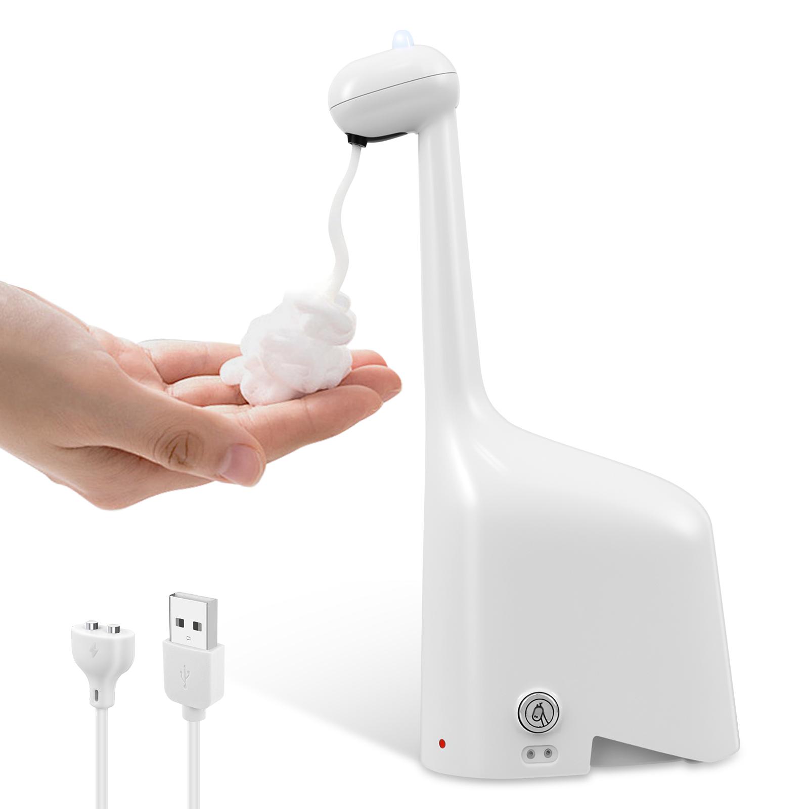 Touchless Smart Soap Dispenser bathroom accessories Electric Foaming Soap Dispenser with Infrared Sensor Foam Soap Dispenser белый