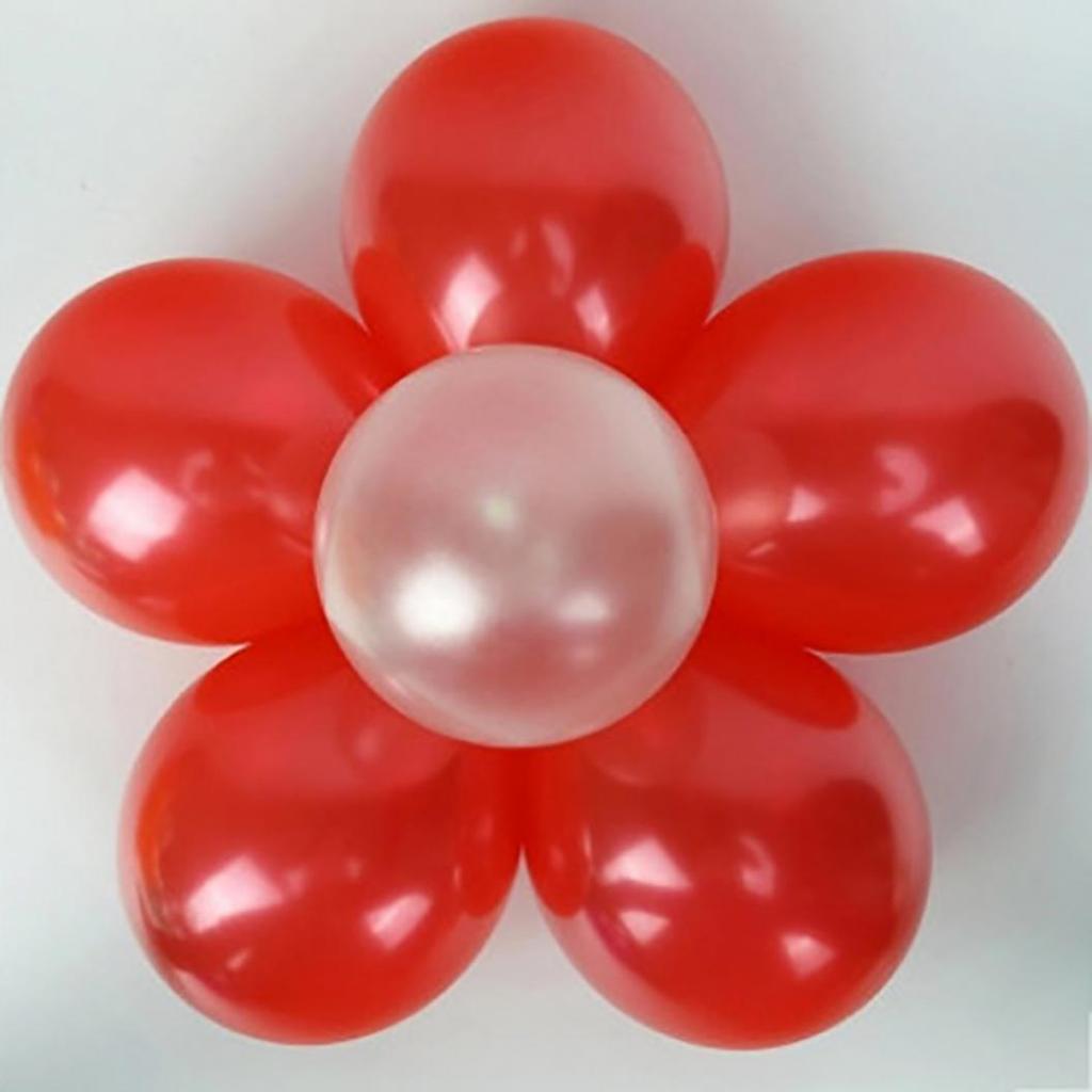 10 Stück Blumenform Ballon Clip Krawattenhalter Geburtstag Hochzeit Party Dekoration