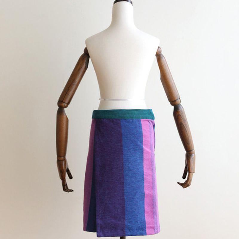 ORIGO Organic Handmade Cotton Waist Apron Delphinium