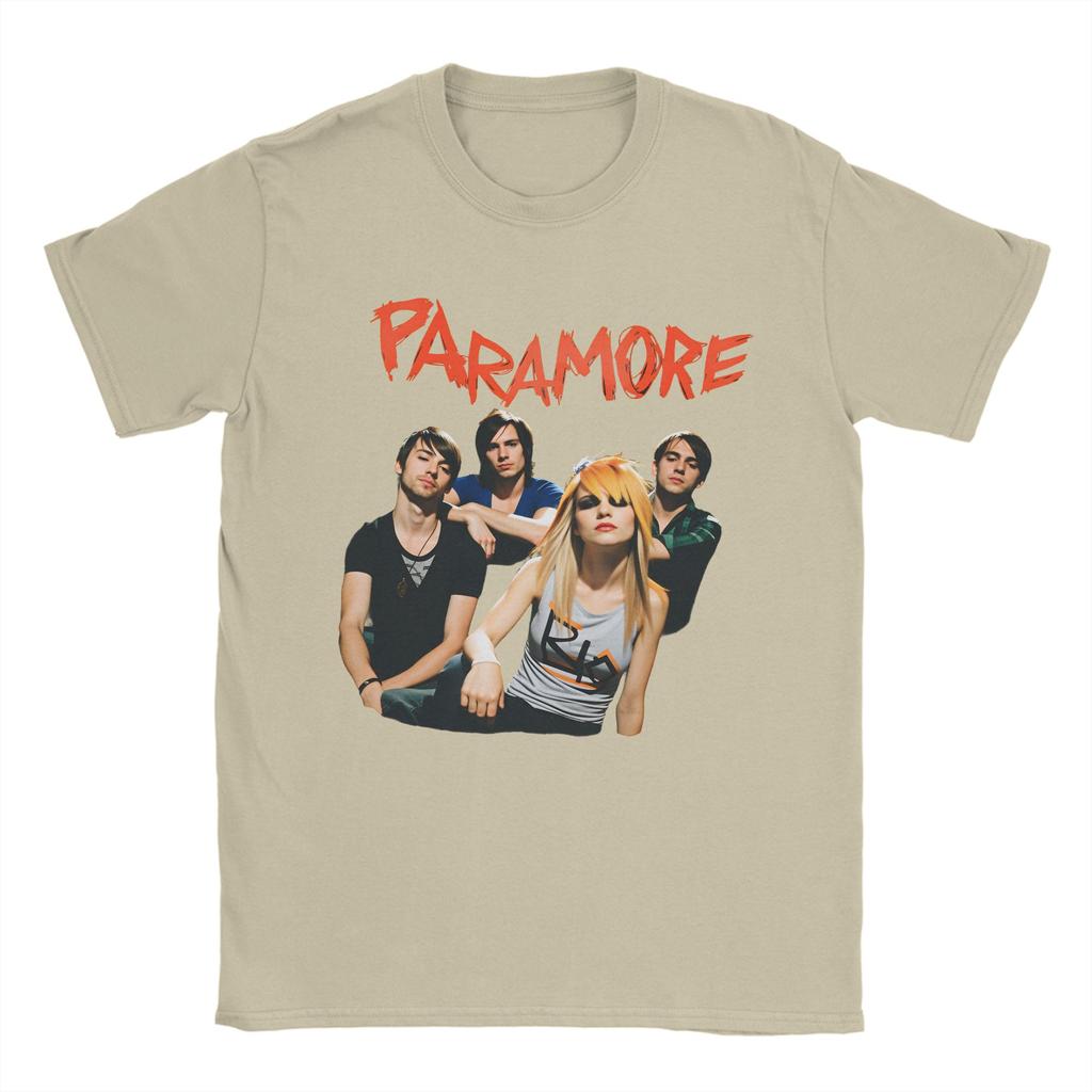 Paramore Band Cotton TShirt For Mens Summer  Vintage T Shirts O Neck Leisure Tees Plus Size Cheap Clothes