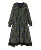 Penfield Pattern Lace Detail Dress Green_Fs2Ws80F