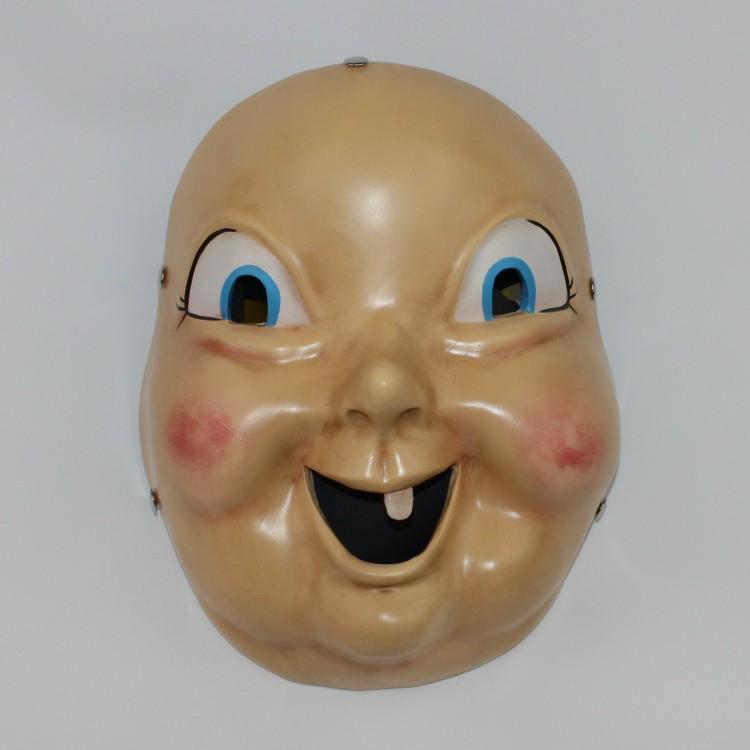 

Happy Anniversary Mask Resin cos Holidays Death Cycle loop Halloween Horror Costume PUBG props