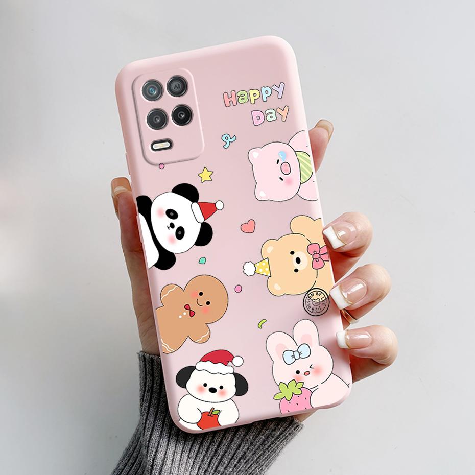 For Realme Narzo 30 5G Case Narzo30 RMX3242 Silicone TPU Cartoon Soft Phone Case For Ralme Narzo 30 5G Cover Coque Bumper Fundas