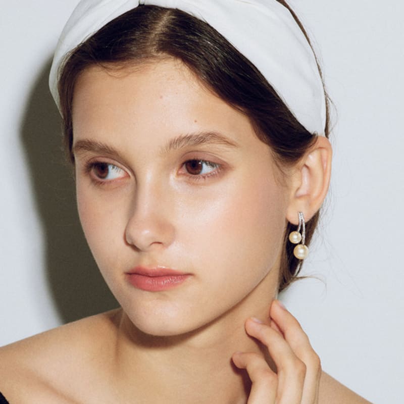 Les Bijoux Philosophy LB_Double pearl earring