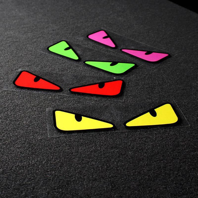 Devil Eyes Car Brake Light Stickers Car Helmet Motorcycle Reflective Stickers Car Sticker Headlight Decal Car Accessories