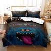 3D Printed Monster Cartoon Cookie Cake Bedding Set for Boys Girls Duvet Cover Twin Queen King Full Single Double Sizes