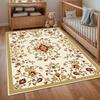 Großer Wohnzimmerteppich Vintage Blumiger Teppich Traditioneller Schlafzimmerteppich Luxuriöse Lounge-Bodenmatte Heimdeko Teppich