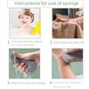 1PCS 3D Magic Sponge Pad Soft Body Scrubber Bath Shower Brush Dead Skin Remover Exfoliating Scrub Sponge Massager Cleaning Brush