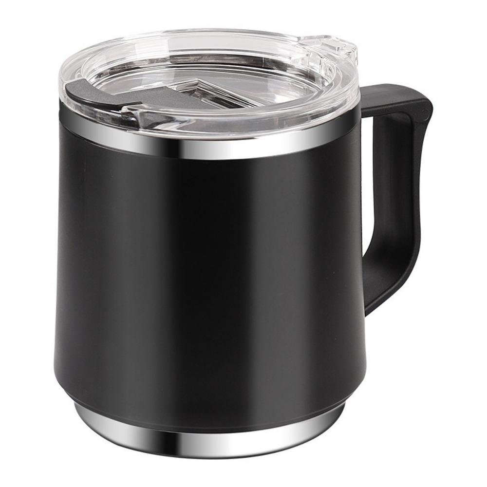 

Leakproof Coffee Mug Insulated Travel Tumbler Cup Household Insulated Tea Cup Milk чорний