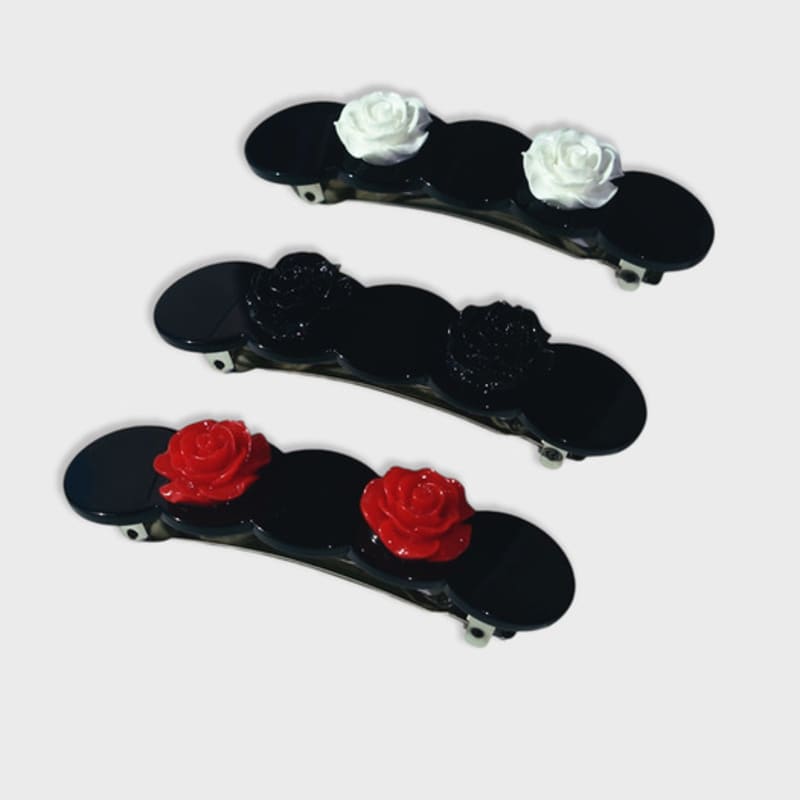 Usite ROSE Barrette, BLACK