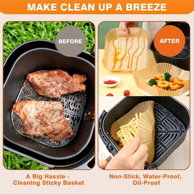 Air Fryer Baking Cooking Paper Aerogrill Parchment Paper Liner for Air Fryer Acssories Cooking ToolDisposable Dishes