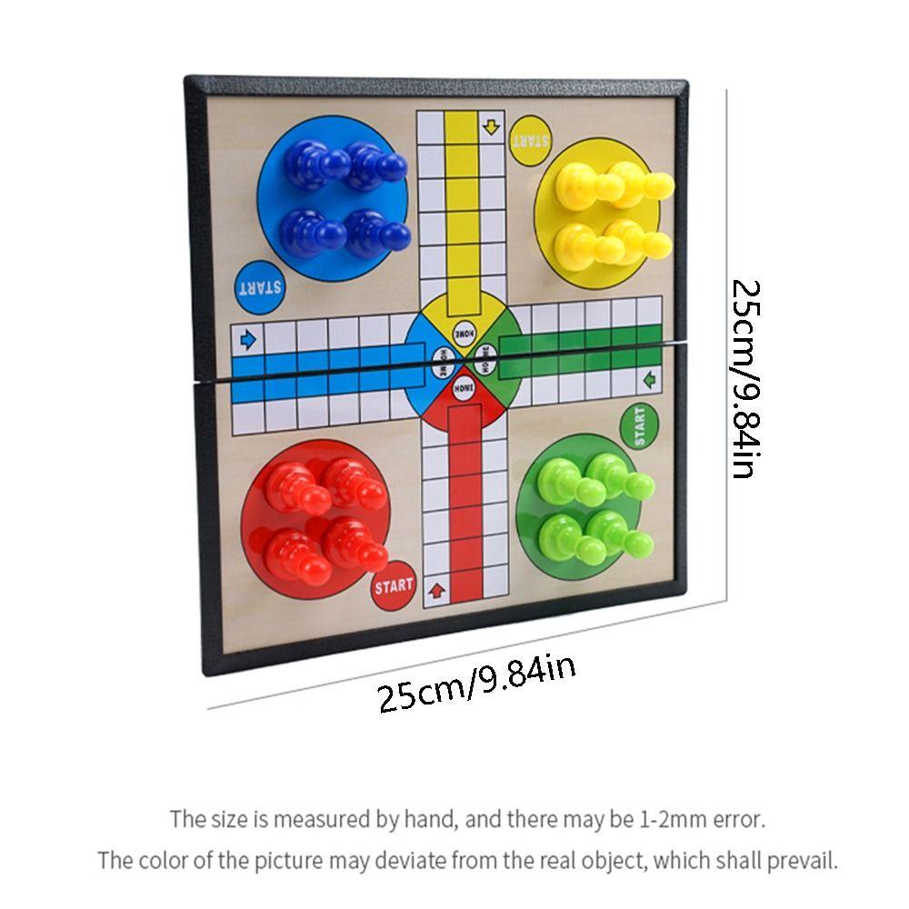 Magnetic Flying Chess Concentration Training Ludo Board Game Funny   Parent-Child Toys