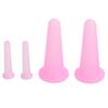 4Pcs Silicone Massage Cup Moisture Absorption Jar Face Cupping Cup Body Health Care