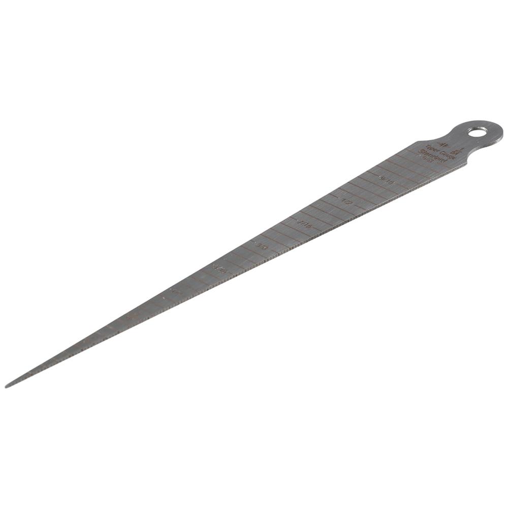 Stainless Steel Welding Gauge Gap Hole Taper Ruler Welding Inspection Taper Gauge  Aperture