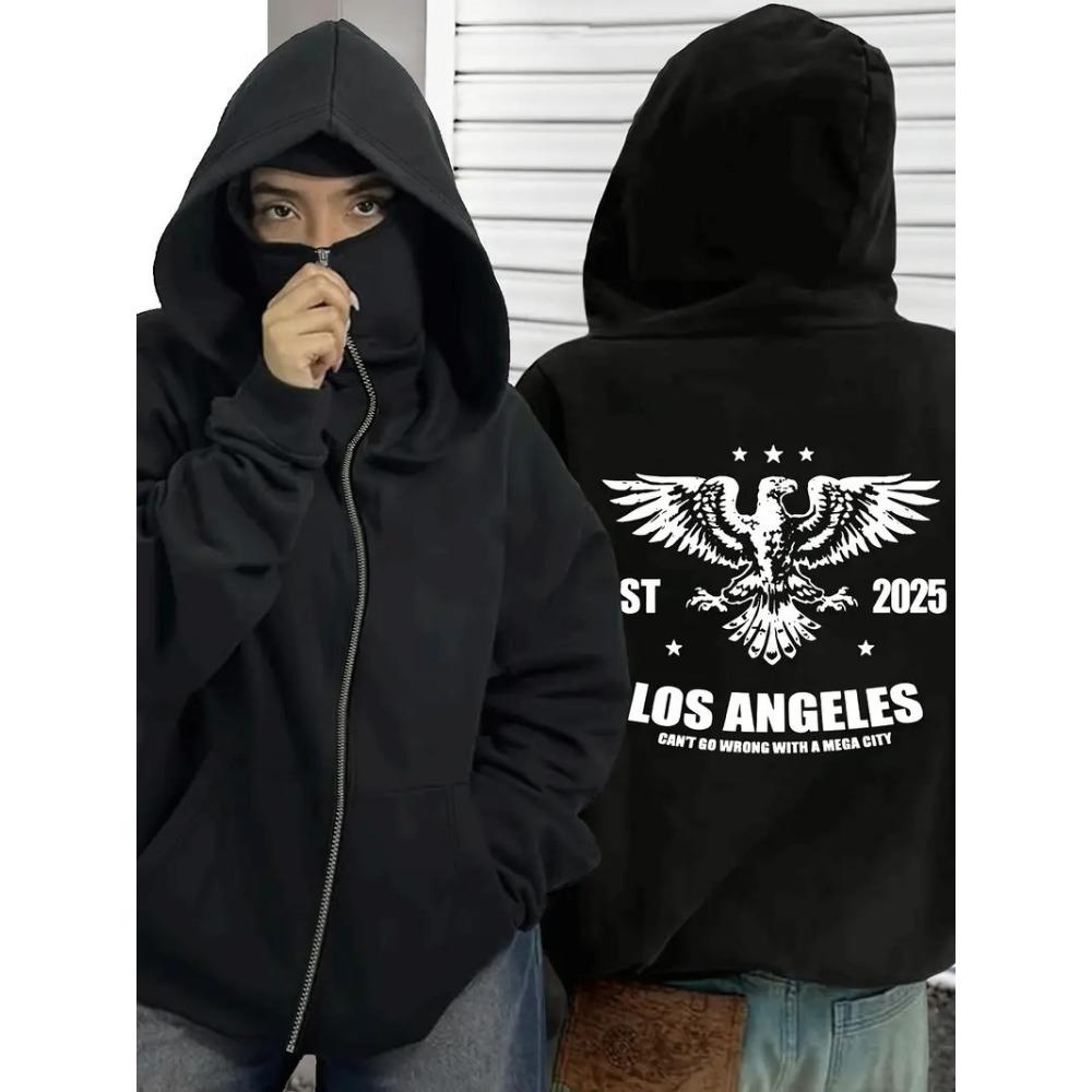 High End Doppelhut und Doppelhals Herren- und Damenmode und lustiger Streetstyle Mädchen Barak Hübsches Langarm-Kapuzensweatshirt