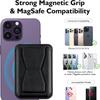 For iphone 16-12 magnetic card case holder back folding card leather butterfly mobile phone card case
