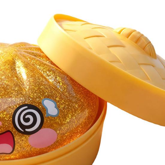 Decompression Toy Food Steamer Design Soft TPR Material Stress Relief Toy Quick Recovery Squeeze Toy