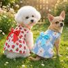 Daisy Pattern Summer Dog Princess Dress Dog‘s Spring Dress  For Puppy Poodle Chihuahua Etc