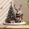 2D Flat Acrylic Christmas Color Gift Christmas Tree Home Living Room Holiday Desktop Decoration Assembly Props