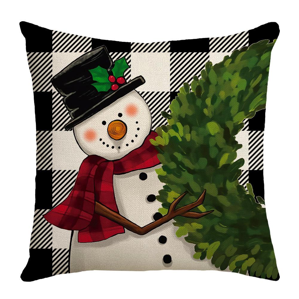 Christmas Pillow Case Christmas Sofa Living Room Pillow Case Pillow Case Home New Style