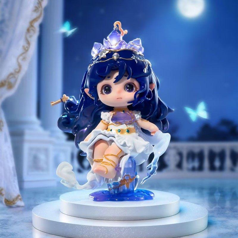 Glow Night Banquet Blind Box Anime Figure Collectible Doll Cute Decor Gift For Girls Kawaii Figurine Toy With Secret Style