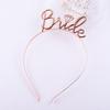 Bachelorette Party Bride To Be Bridal Shower Wedding  Veil Headband Shoulder Strap Banner Set Wedding Party Decoration Supplies