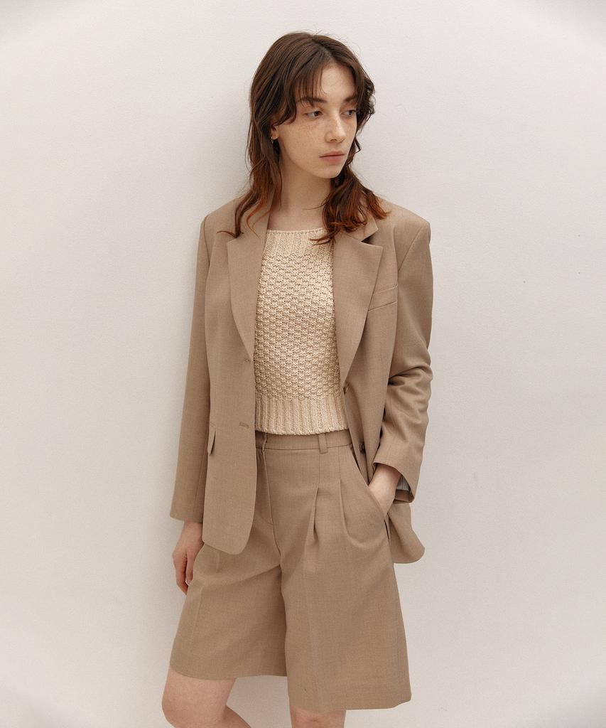 Avamolly Classic Two Tuck Pt (Beige)