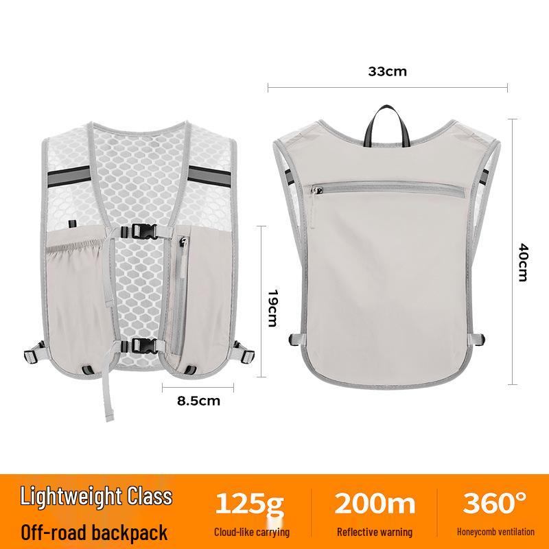 Unisex Off-road Running & Hiking Vest with Water Bottle Holder – Portable Outdoor Gear