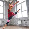 1 Pair Sports Compression Knee Pads Elastic Knee Protector Thickened Sponge Knee Brace Support for Dancing Workout Training