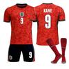 2026 World Cup Football Kit England Away 9 Kane 4 Rice 11 Foden Palmer Kids Jersey