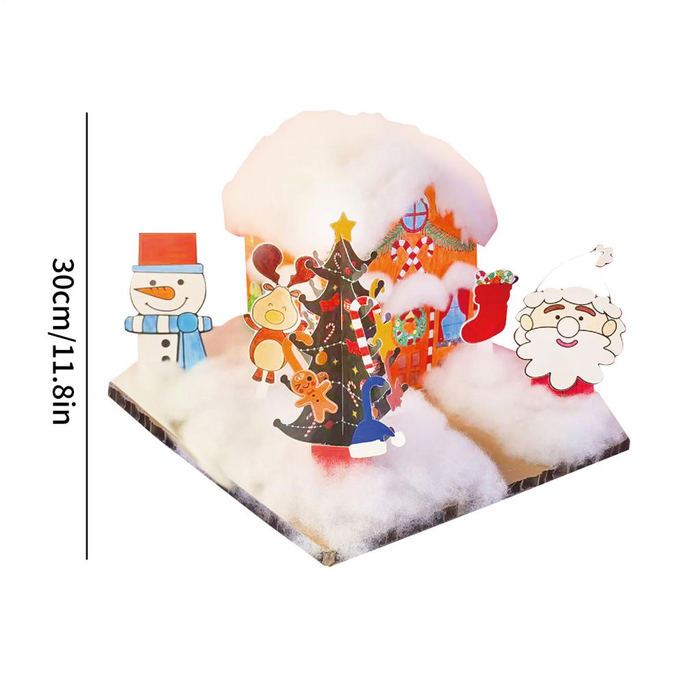 Christmas Craft Kits For Adults Educational Holiday Card Making Kit Christmas Scene Card Making Set For Kids Teens Art Educators