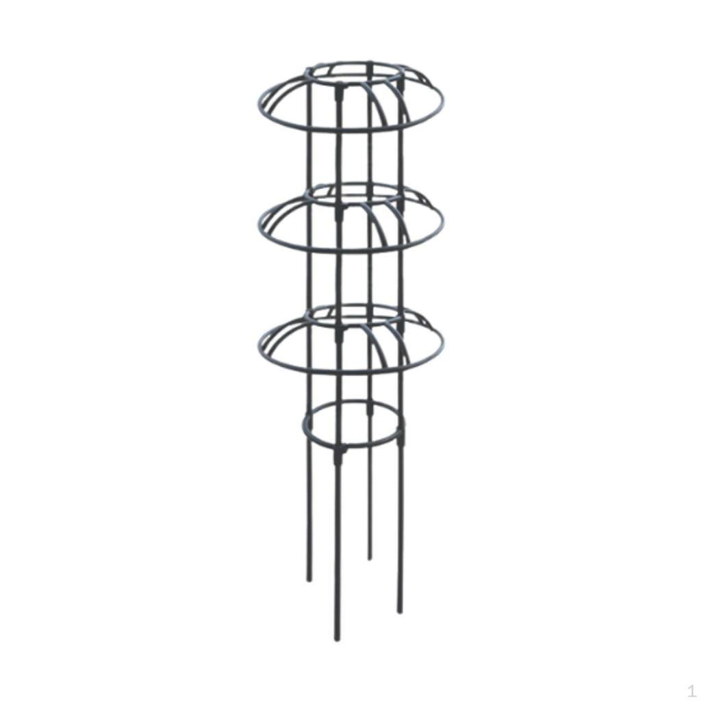 Garden Obelisk Trellis Flower Stand Potted Plant Support Rack Vertical Umbrella Frame for