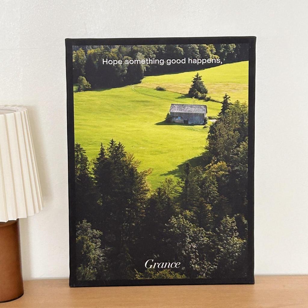 Nordic Forest Cabin Wall Art: Bedroom, Dorm, Restaurant, and TV Cabinet Décor.