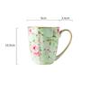 European Bone China Coffee Mug 400ml Ceramic Couple Water Cup Exquisite Flower Afternoon Tea Flower Tea Cup Home Breakfast Mug