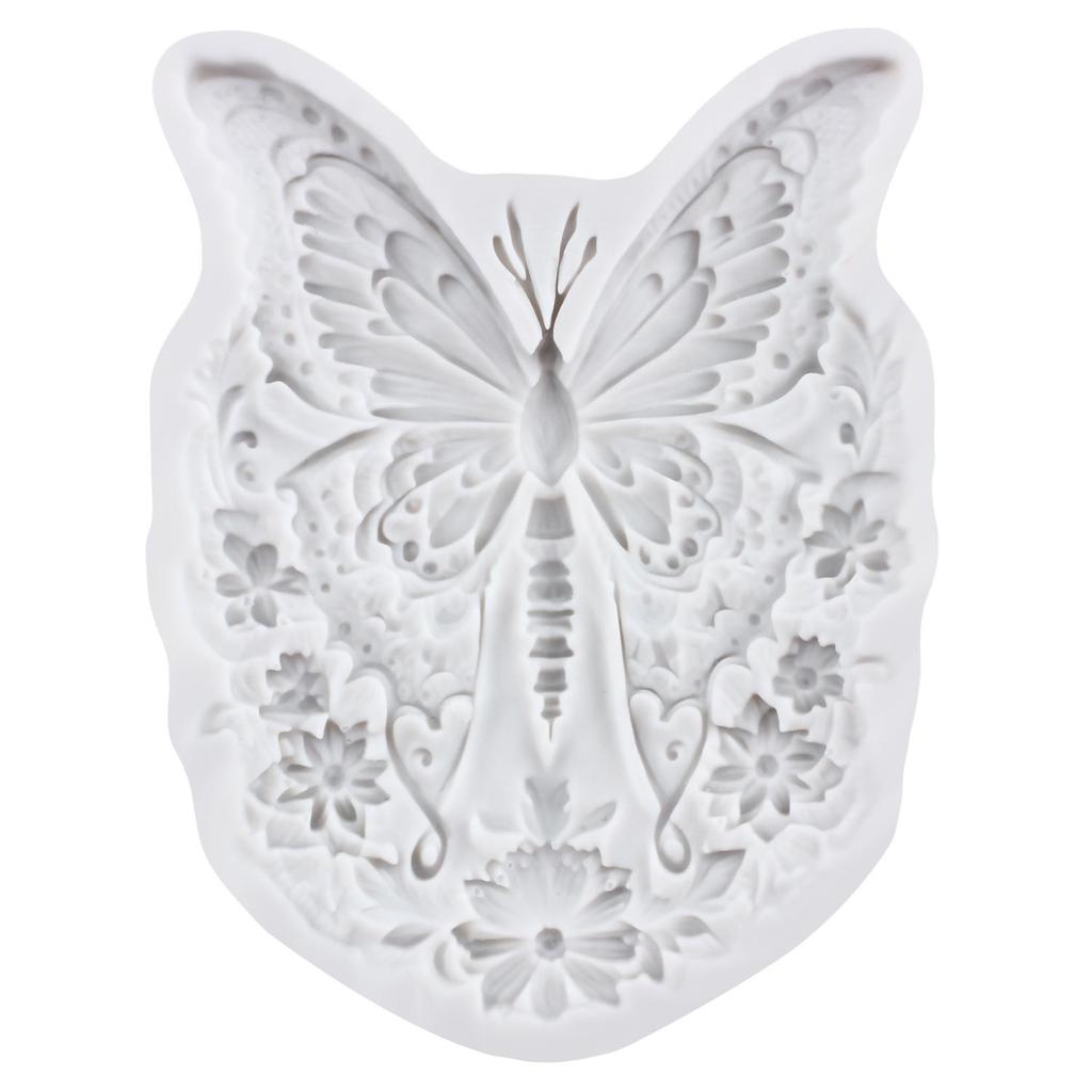 Butterfly Silicone Molds Butterfly Flower Fondant Mold Cake Decorating Tools Cupcake Topper Chocolate Candy Craft Gum Paste Polymer Clay
