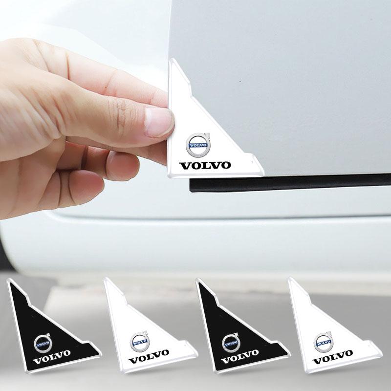 4PCS Car Door Anti-collision Corner Protectors Stickers For Volvo Xc60 Xc90 V40 V60 S60 V50 V90 S80 C40 XC40 V70 XC70 C30 C70