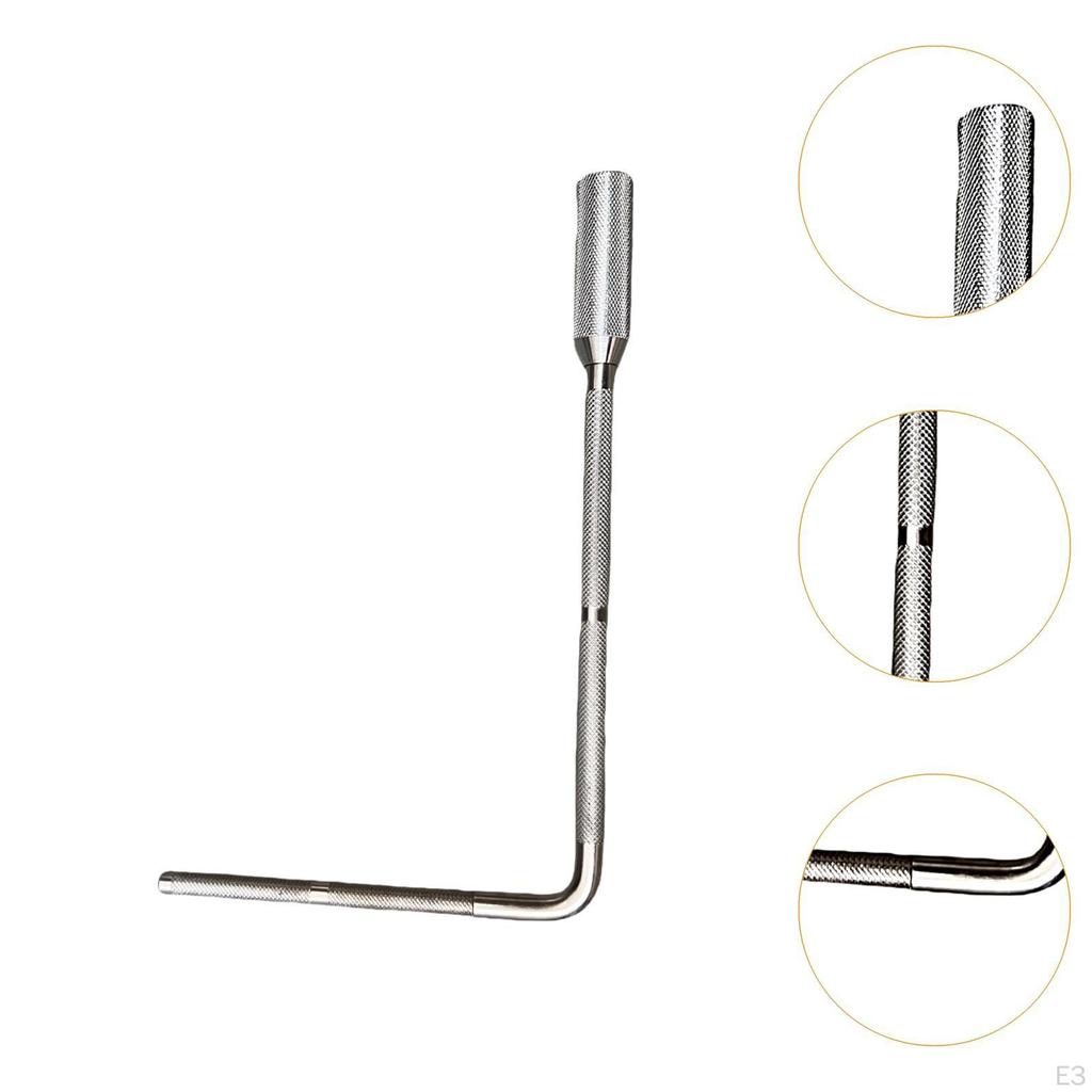 L Shaped Rod Drum Hardware Metal for Set Drummer Gifts Arm Percussion Accessory