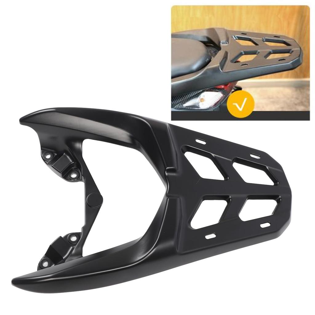 Motorcycle Rear Luggage Rack, Strong Support Tail Storage Cargo Carrier Bracket for Nmax155 Nmax125 2020-2024, Aluminum Alloy
