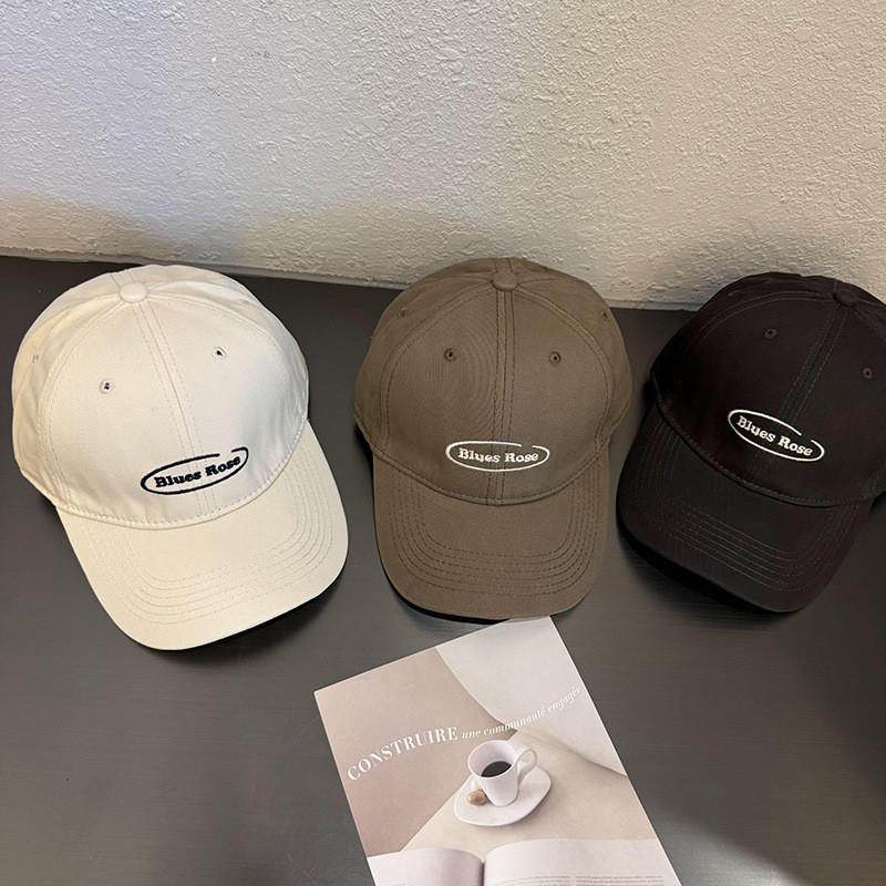 Embroidery Letter Simple Pattern Neutral Casual Baseball Cap For Daily Use