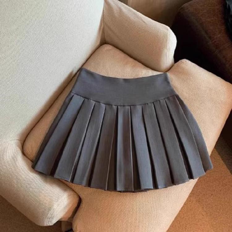 

Юбка-трапеция с высокой талией, белая, плиссированная, для девочек - Коллекция Весна/Осень 2025 - Мини-юбка размера 6 Size 150 (fits around 140cm)