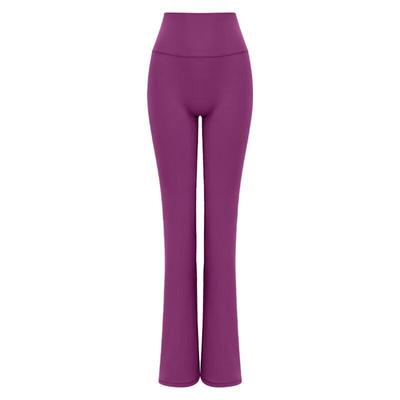 Damen High-Waist Micro-Flare Lange Yoga- & Fitnesshosen