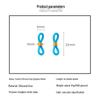Colorful Silicone Eyeglass Chain - Non-Slip, Anti-Lost Mask & Eyewear Accessory with Connecting Buckle