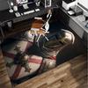 Knights Templar Symbol Office Rug Chair Mat, Game Carpet, Suitable for Front Door, Bedroom, Living Room, Desk, Holiday Gift