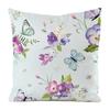 Nordic tropical style flowers Digital printing short plush pillow covers for car sofa office cushion cover home goods